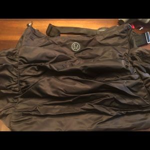 LuluLemon Black Duffel Bag